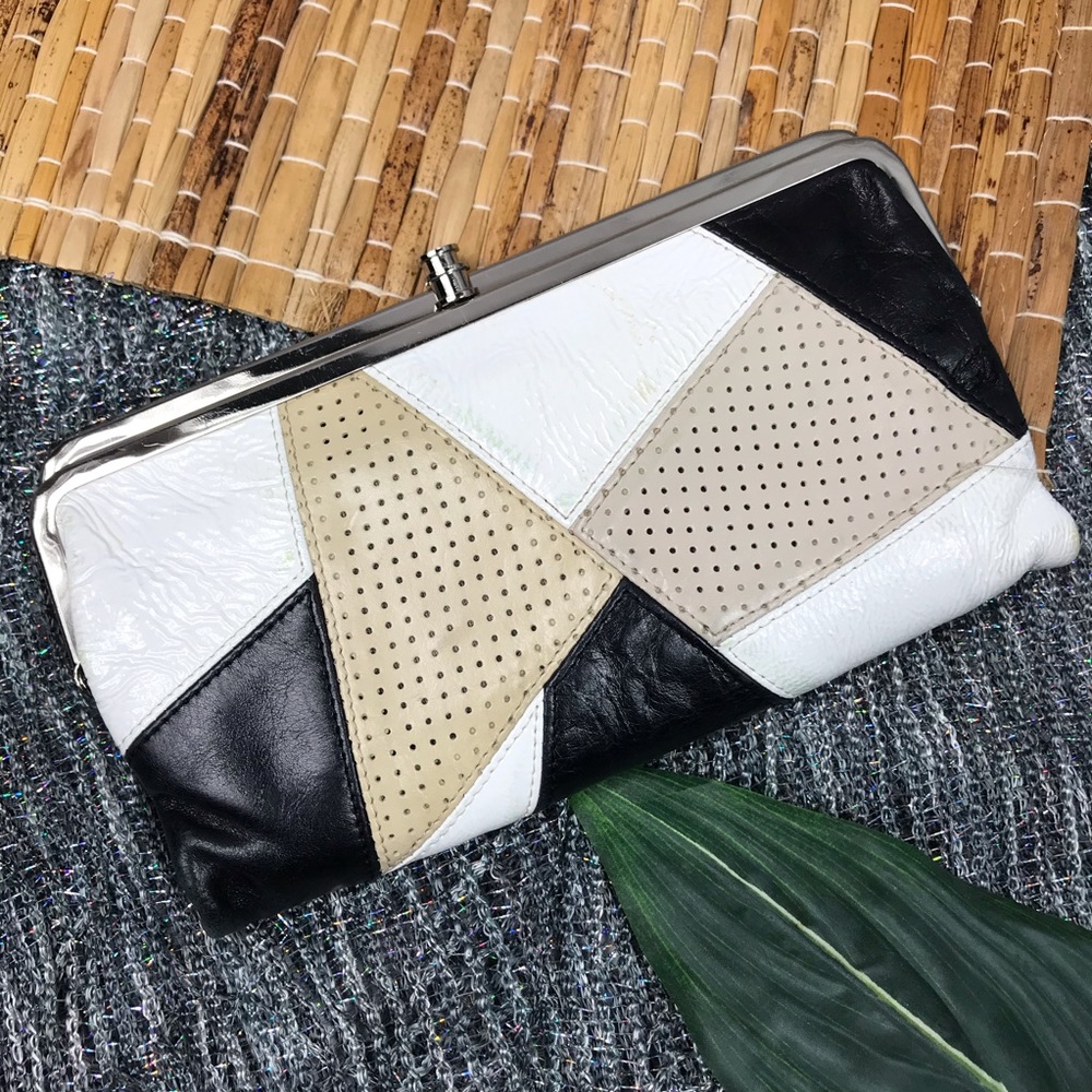 HOBO Patch Leather Wallet